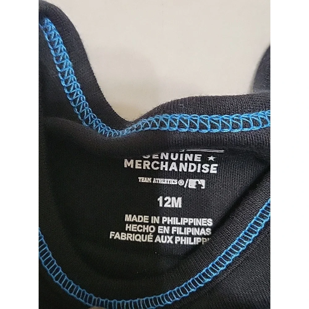 Infant Miami Marlins Jazz Chisholm Jr One Piece Outfit 12 Month NEW